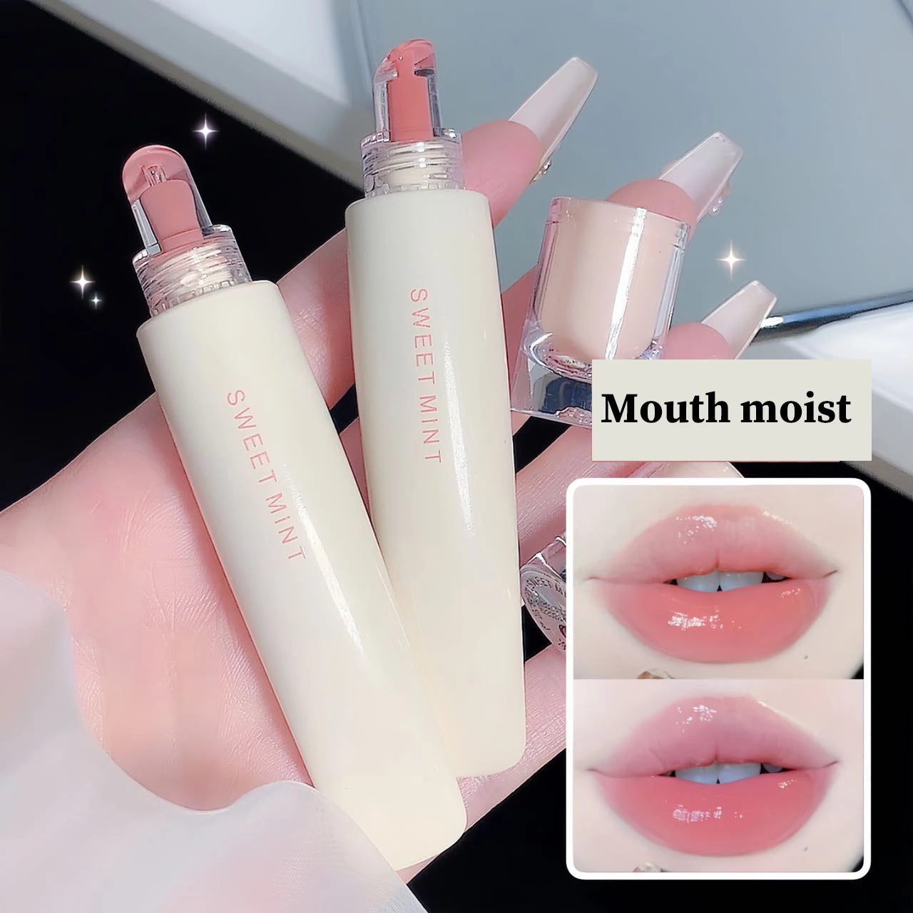Lip Jelly Lip Glaze Moisturizing Lip Brightening Mirror Lip Glaze