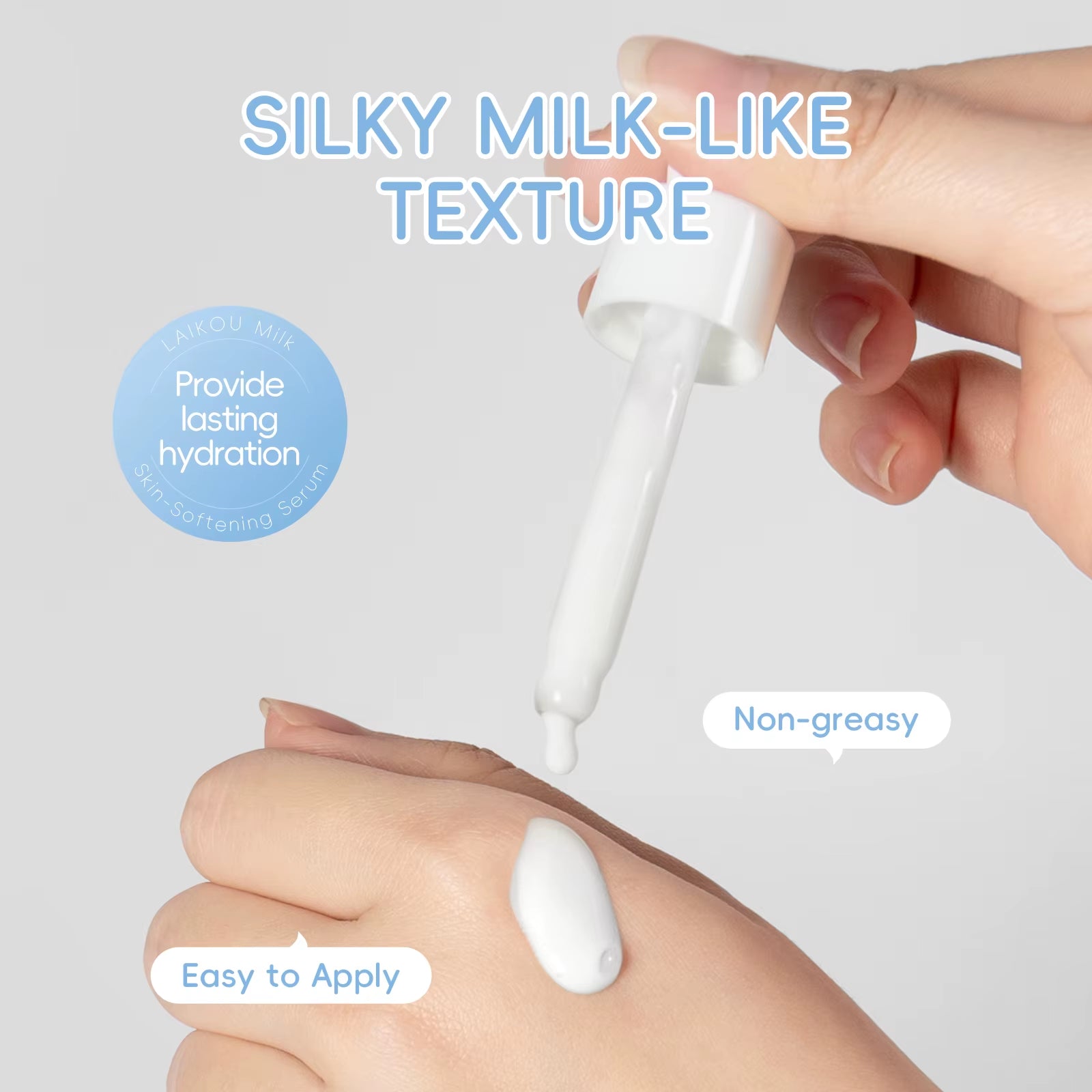 Milk Skincare Set Softening Serum Moisturizing Cream Gentle Cleanser Brightening Hydration Travel Kit