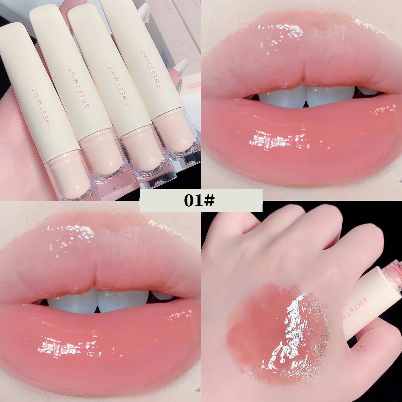 Lip Jelly Lip Glaze Moisturizing Lip Brightening Mirror Lip Glaze