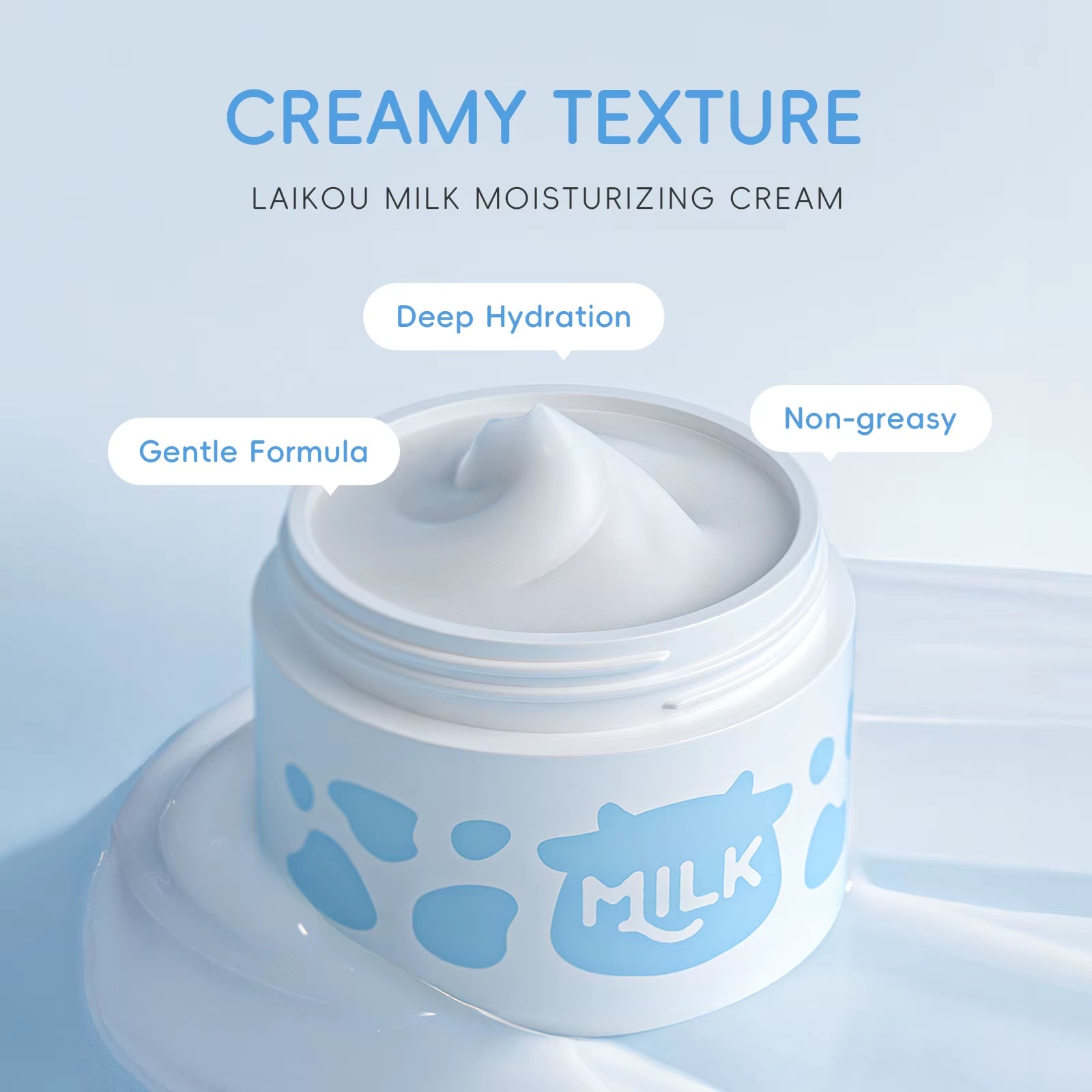 Milk Skincare Set Softening Serum Moisturizing Cream Gentle Cleanser Brightening Hydration Travel Kit
