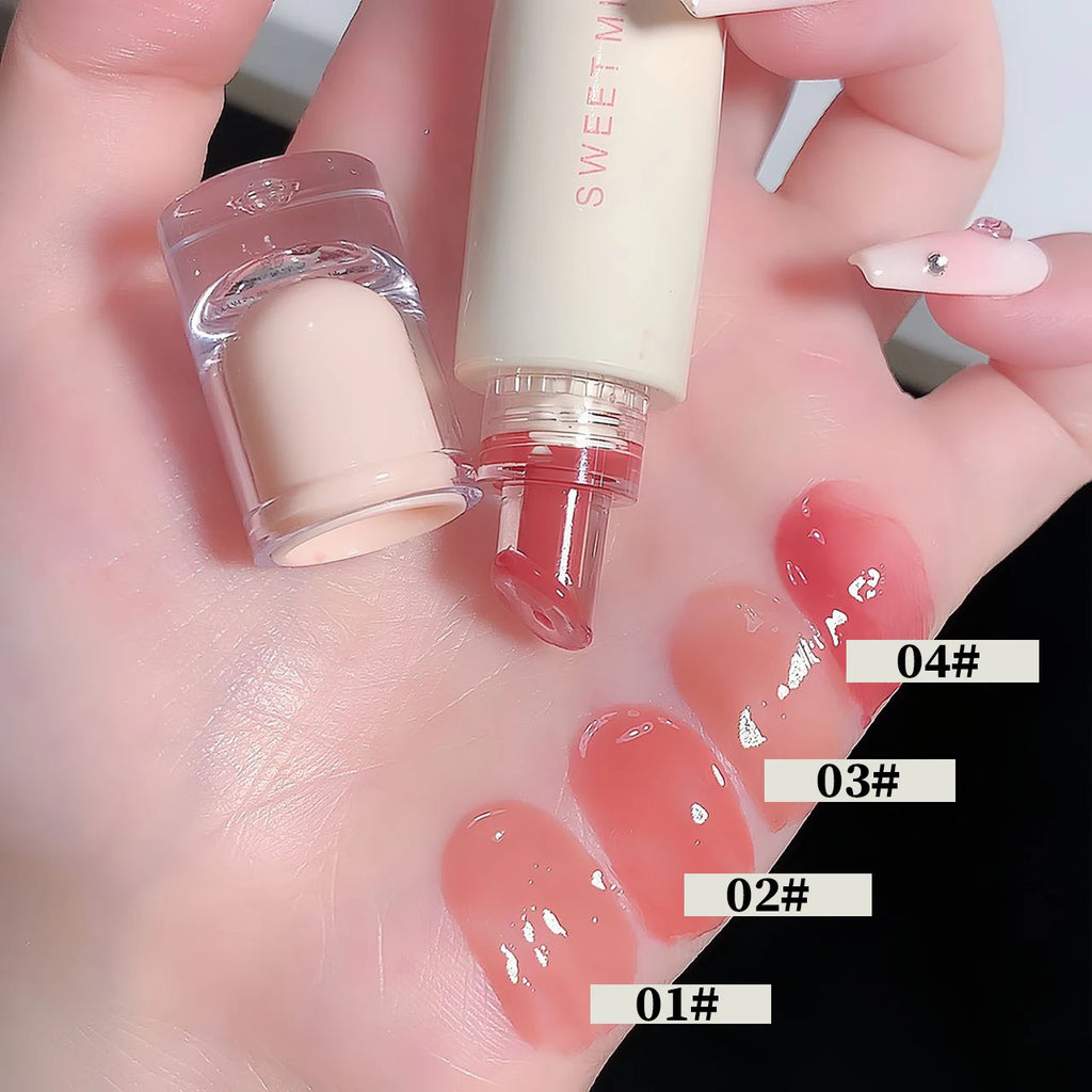 Lip Jelly Lip Glaze Moisturizing Lip Brightening Mirror Lip Glaze