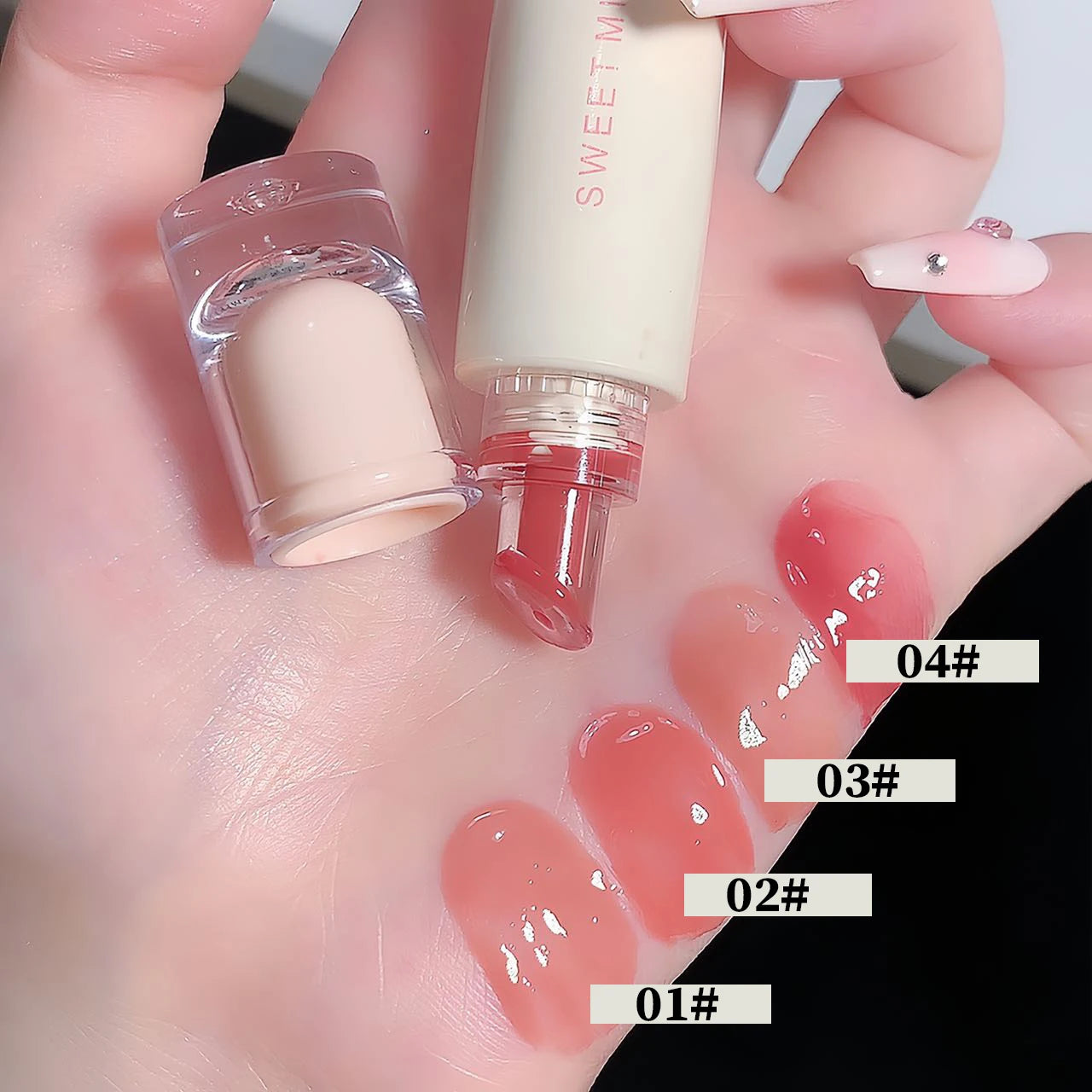 Lip Jelly Lip Glaze Moisturizing Lip Brightening Mirror Lip Glaze