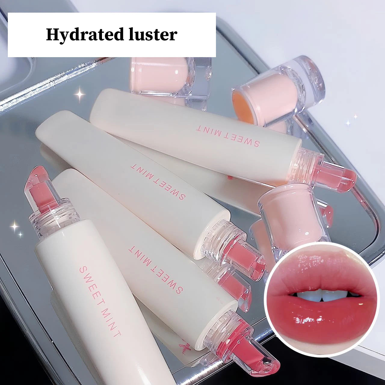 Lip Jelly Lip Glaze Moisturizing Lip Brightening Mirror Lip Glaze