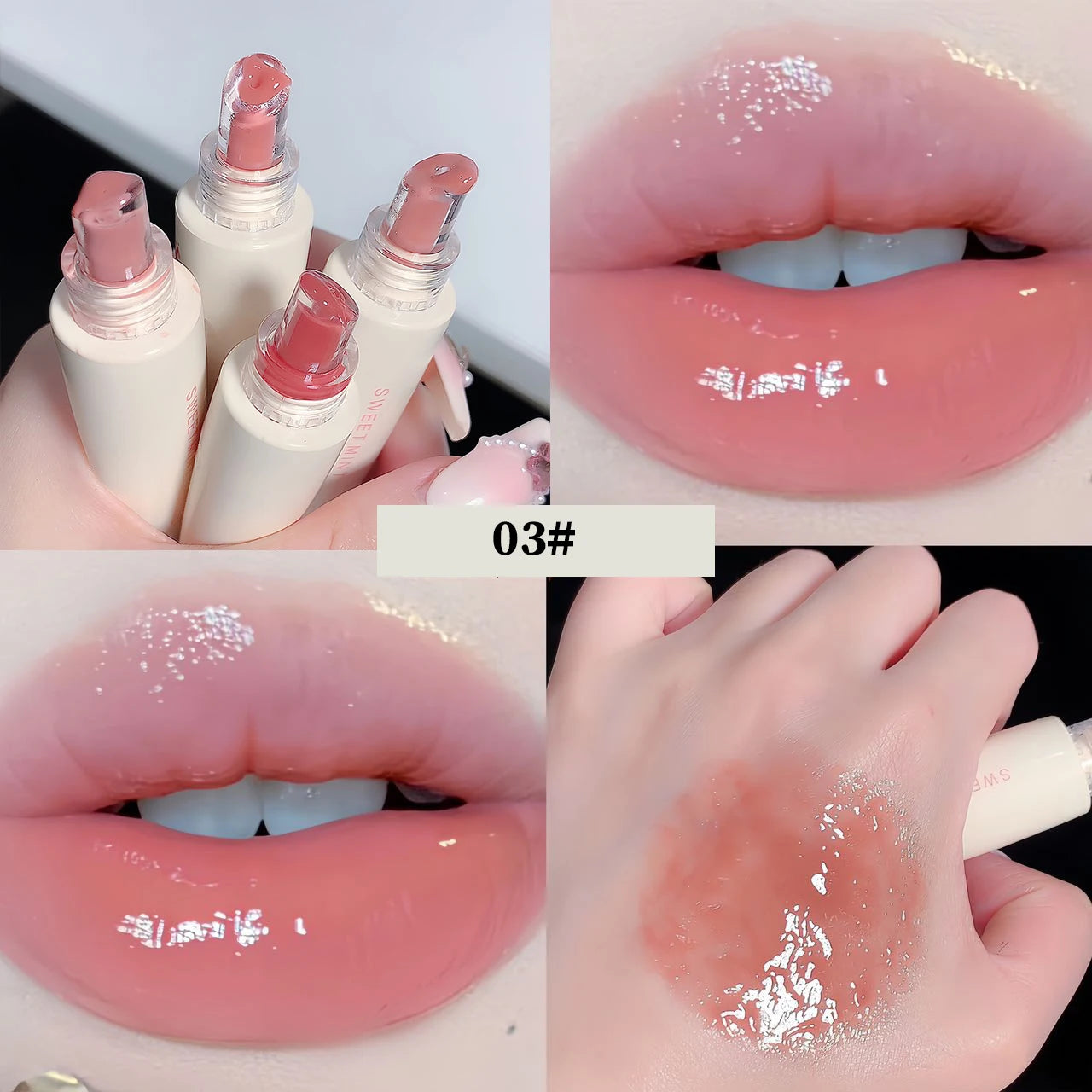 Lip Jelly Lip Glaze Moisturizing Lip Brightening Mirror Lip Glaze