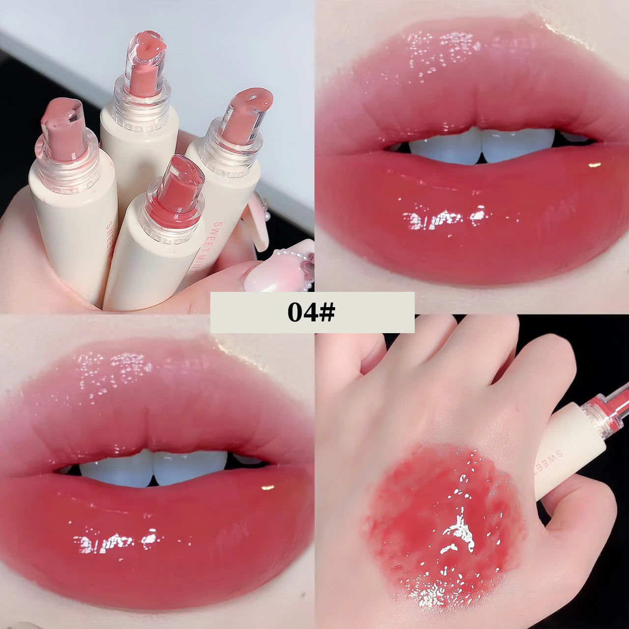 Lip Jelly Lip Glaze Moisturizing Lip Brightening Mirror Lip Glaze